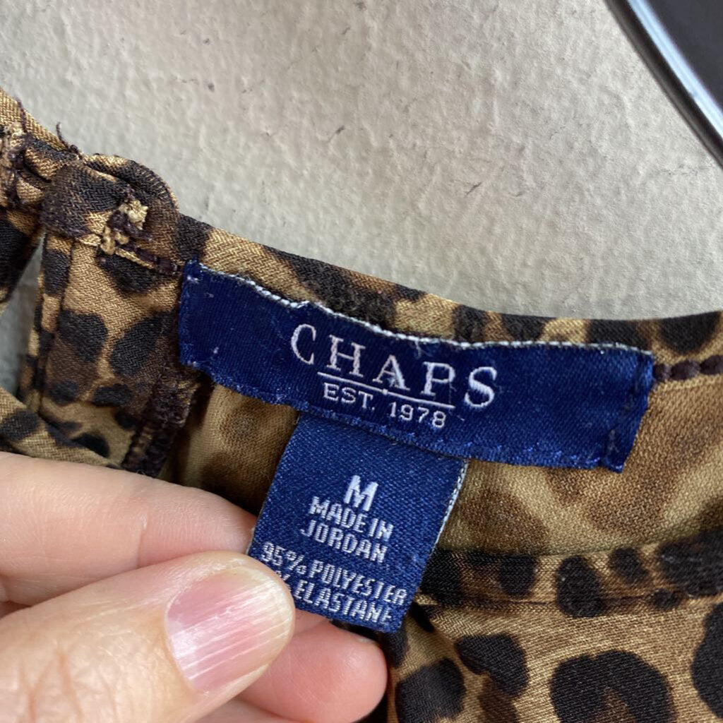 CHEETA PRINT SLEEVLESS