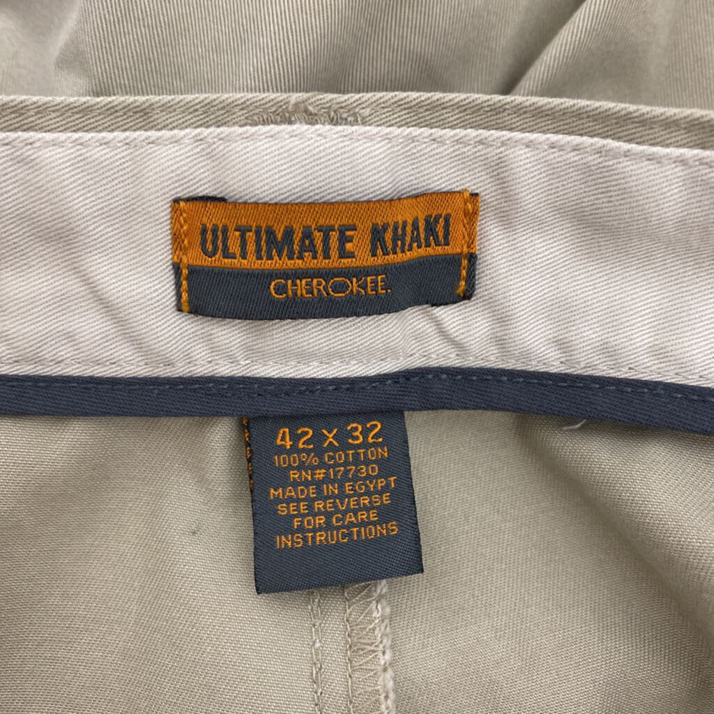 *BASIC PLEATED KHAKIS