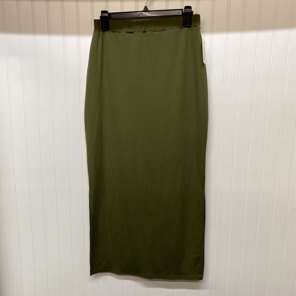 ELASTIC WAIST LONG SKIRT