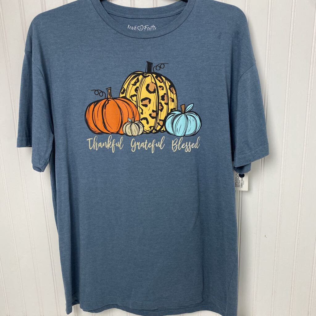 *GRAOHIC TEE "THANKFUL, GRATEFUL, BLESSED
