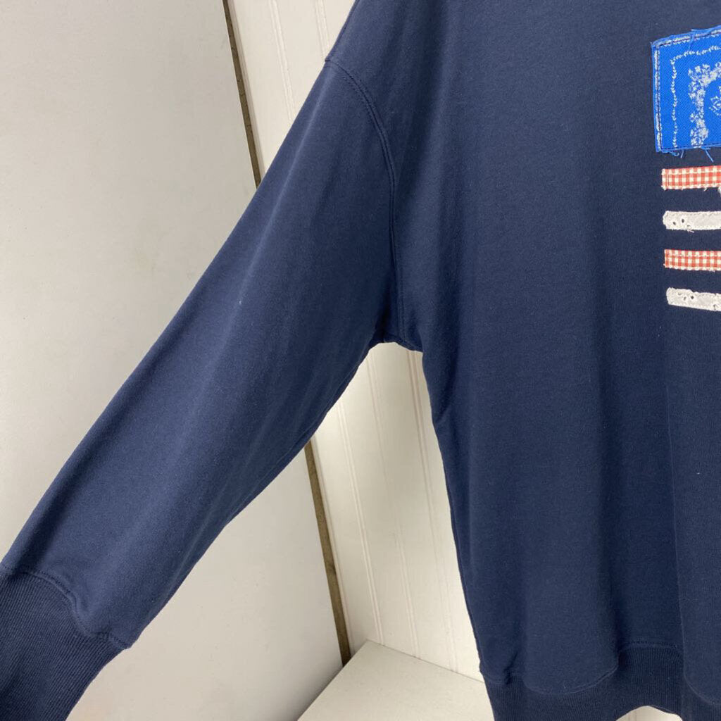 SWEATSHIRT WITH AMERICAN FLAG