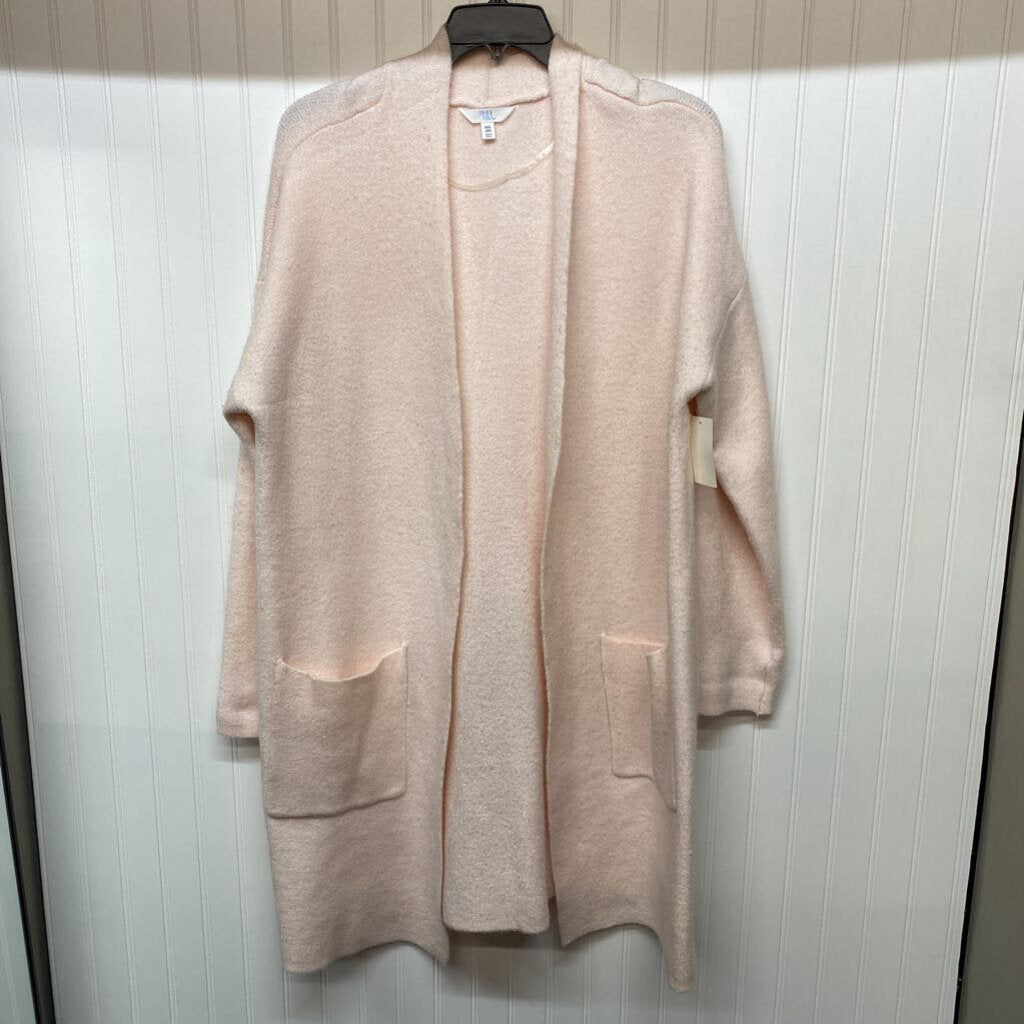 *OPEN FRONT SWEATER CARDIGAN WITH FRONT POCKETS