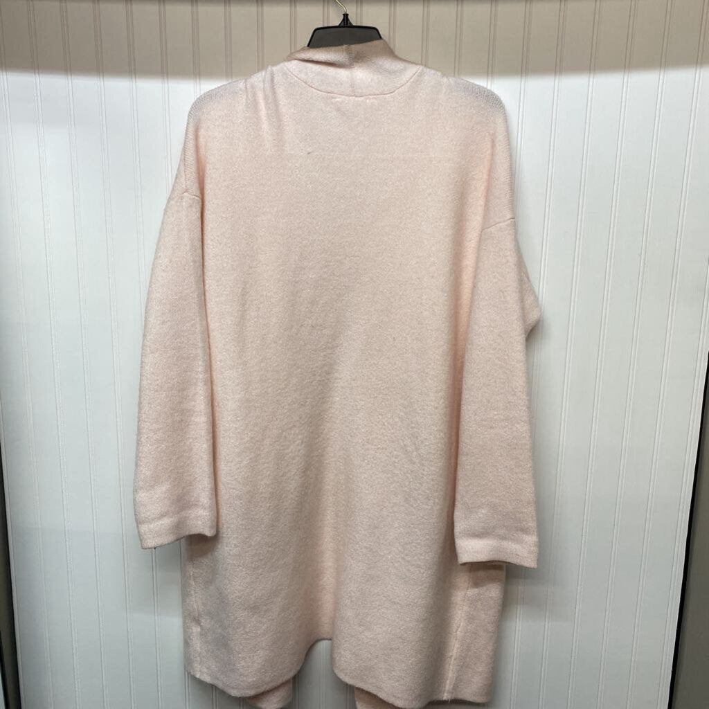 *OPEN FRONT SWEATER CARDIGAN WITH FRONT POCKETS