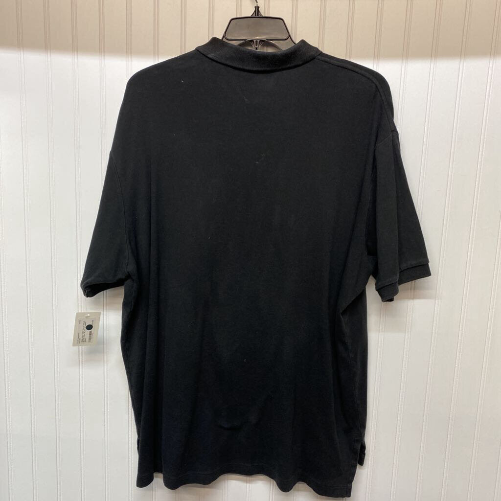 *SOLID BLACK POLO