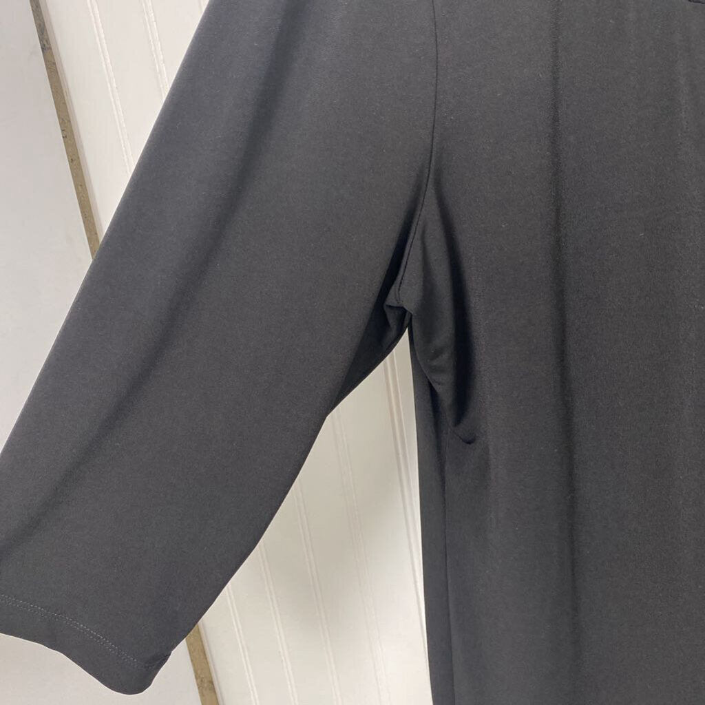 EMBELISHED NECK LINE LONG SLEEVED