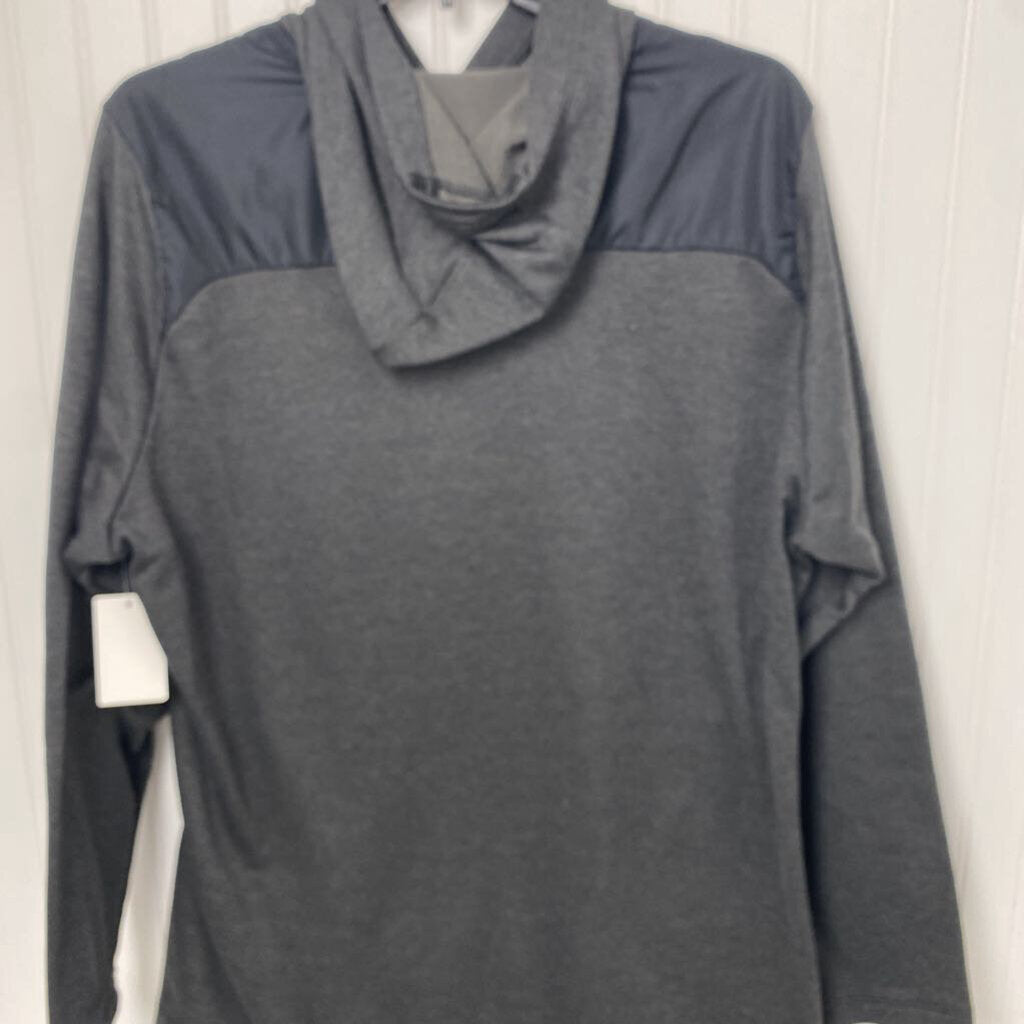 COTTON AND NYLON HOODIE