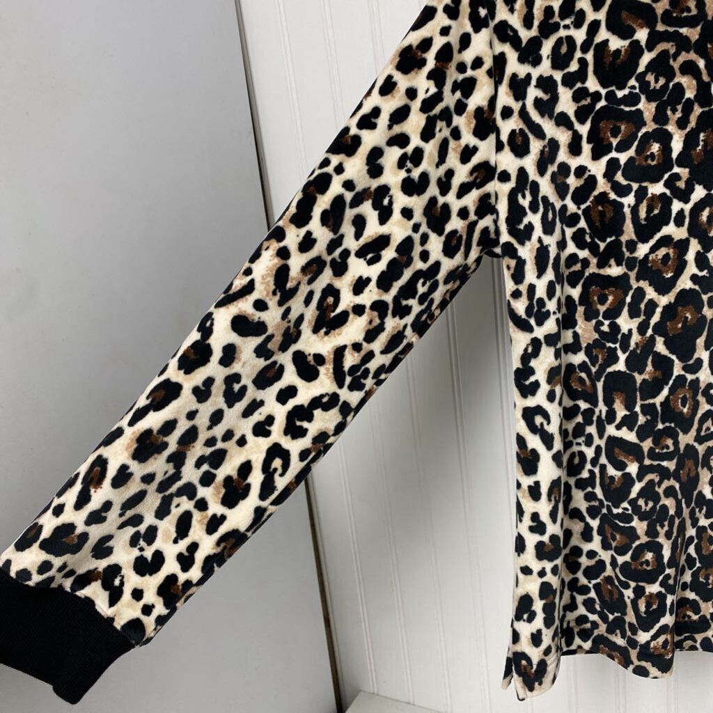 CHEETA VELOUR LONG SLEEVED