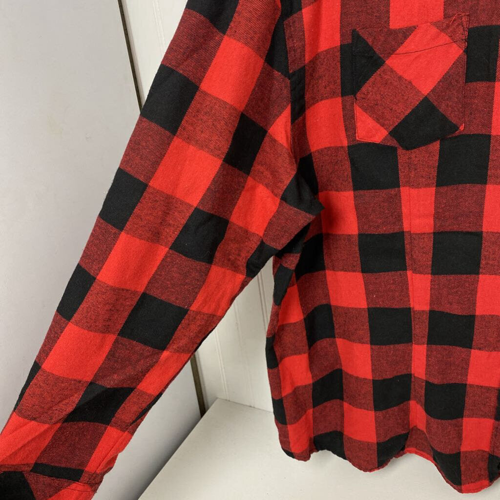 RED AND BLACK FLANNEL