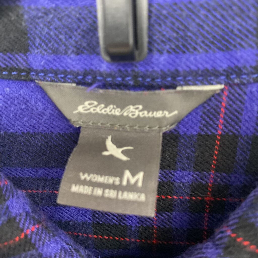 BLUE PLAID FLANNEL SHIRT