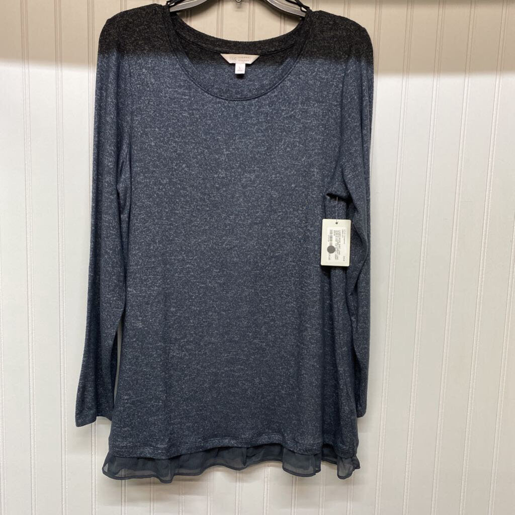 LONG SLEEVE KNIT TOP