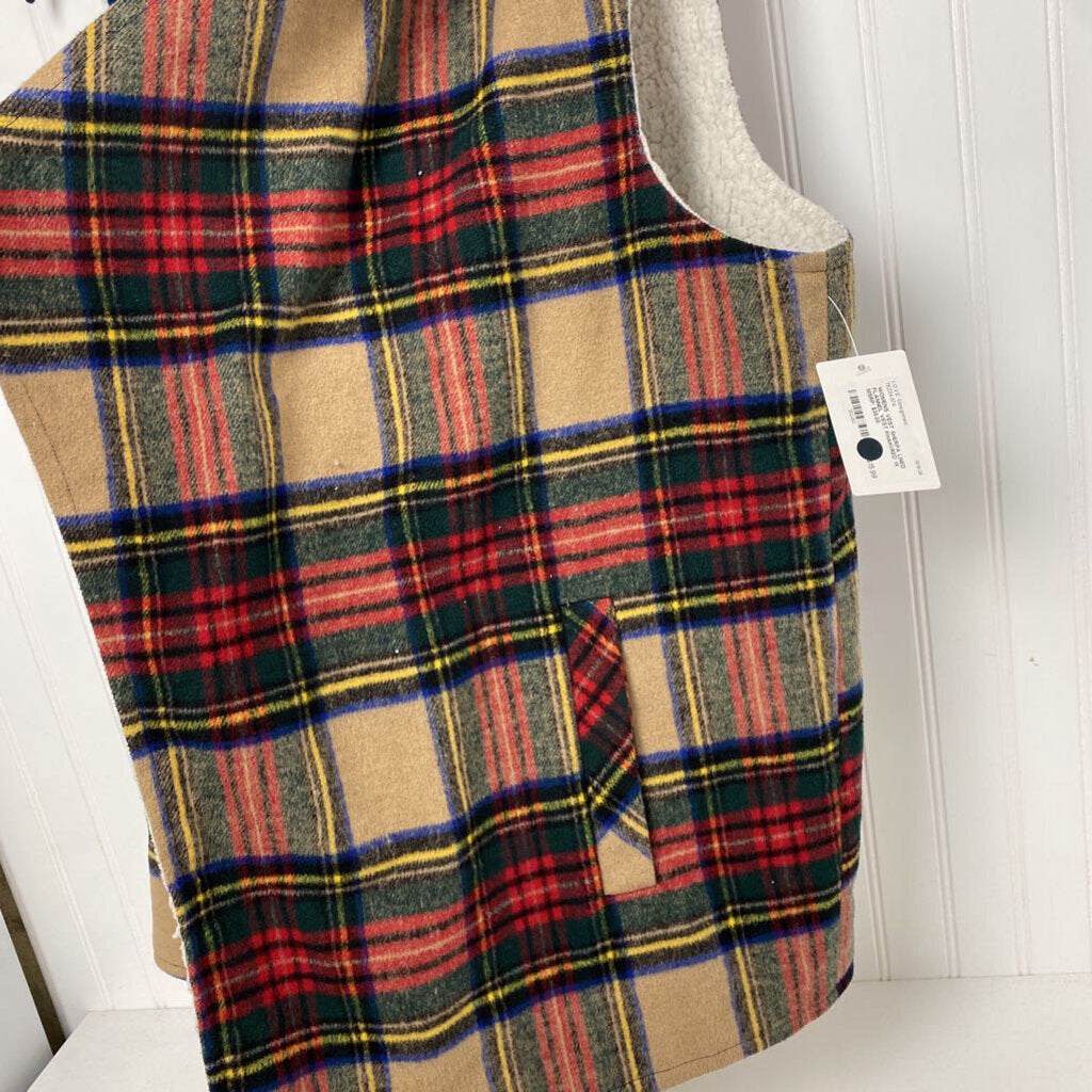 SHERPA LINED FLANNEL VEST