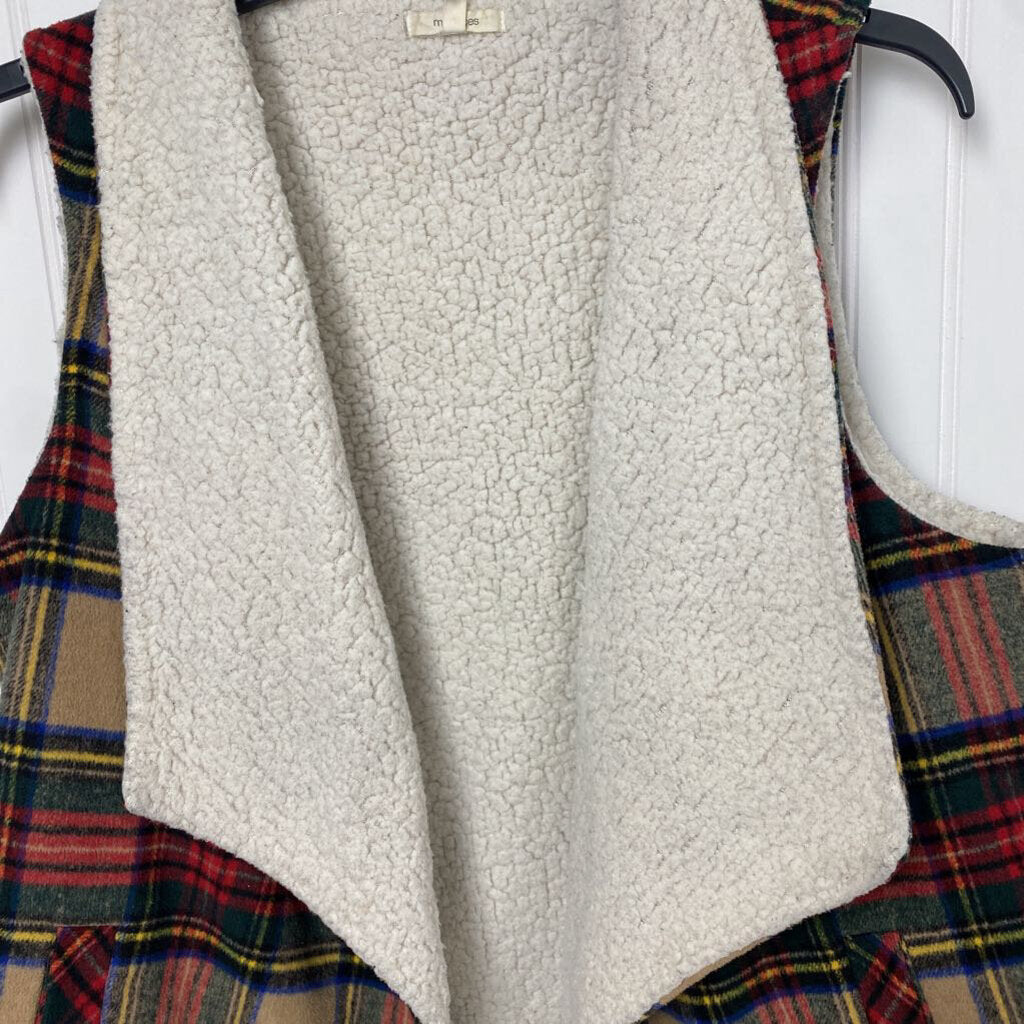 SHERPA LINED FLANNEL VEST