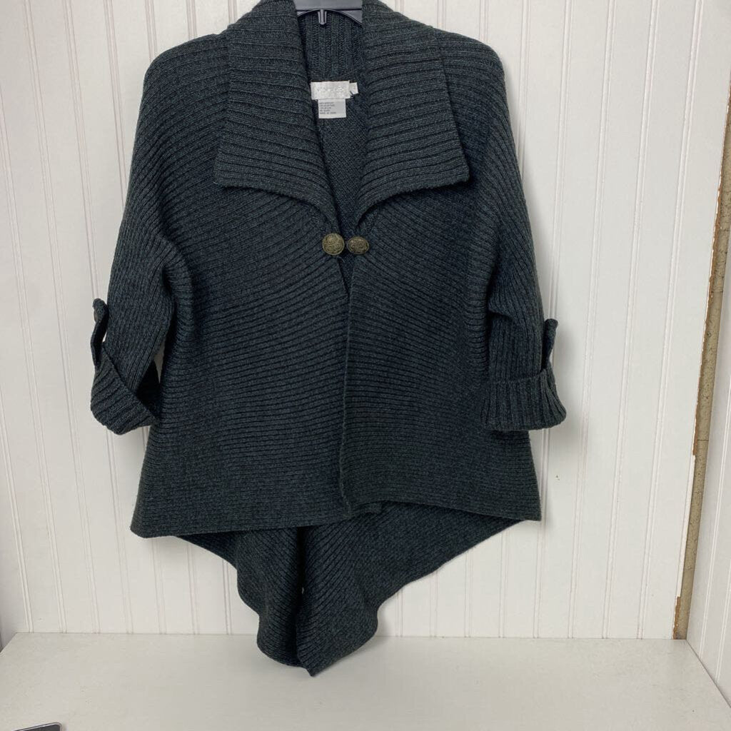 3/4 SLEEVE CARDIGAN SWEATER