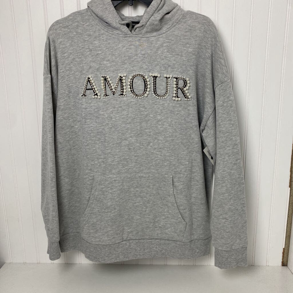 EMBELLISHED HOODED SWEATSHIRT