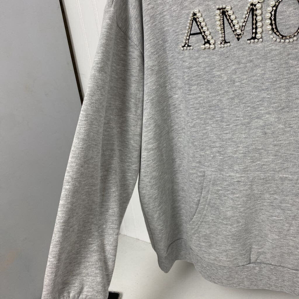 EMBELLISHED HOODED SWEATSHIRT
