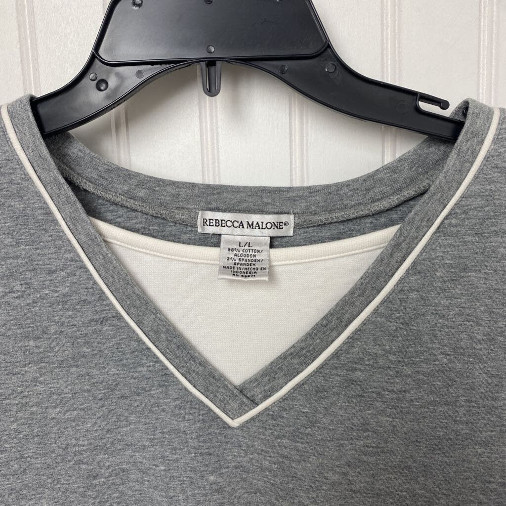 LONG SLEEVE KNIT TOP