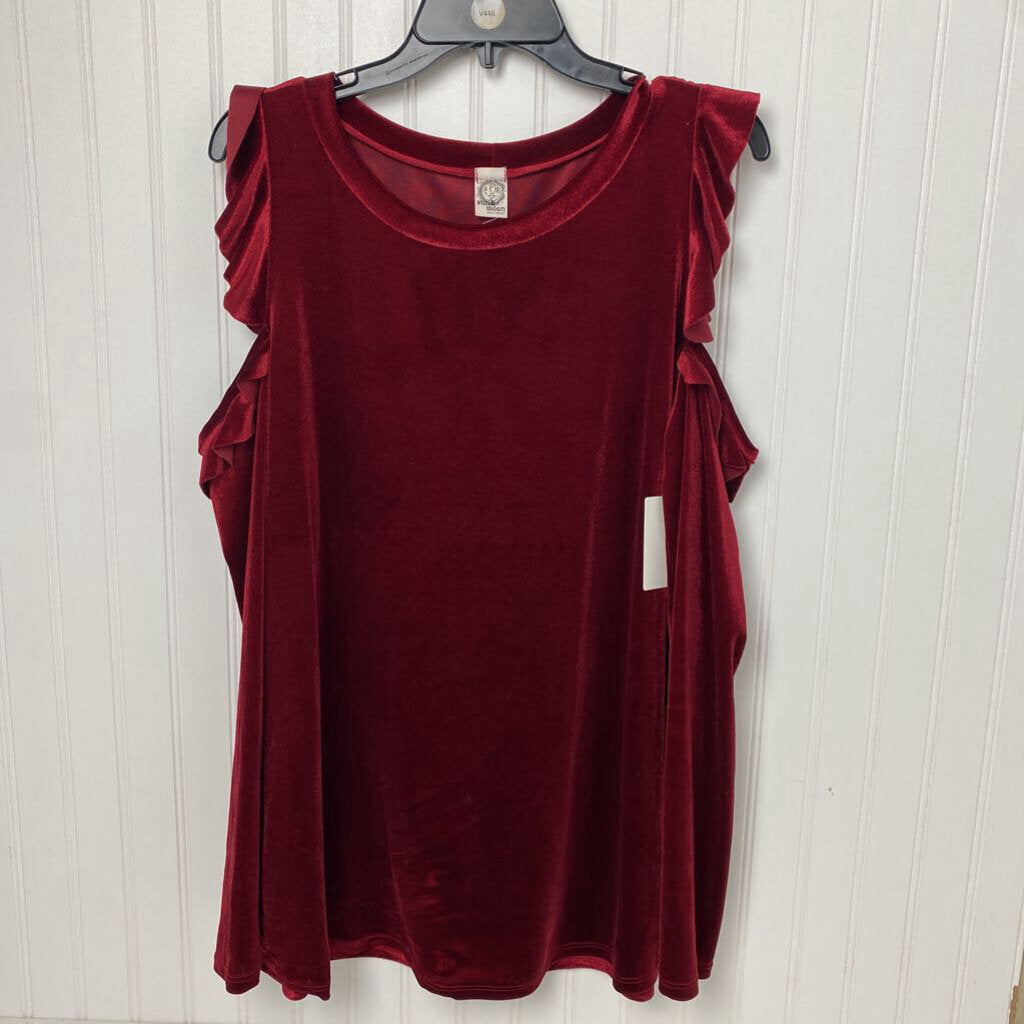 *RUFFLED SLEEVELESS VELVET SHORT DRESS