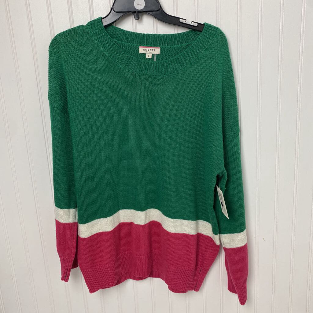 *STRIPED SWEATER
