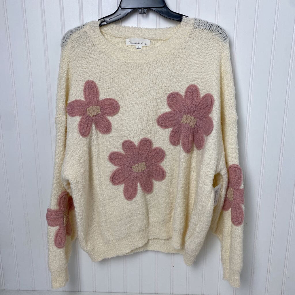 *FLOWER SWEATER