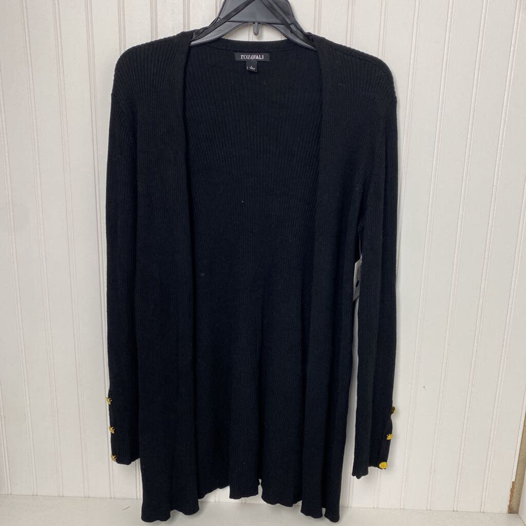 *RIBBED LONG SLEEVE CARDIGAN