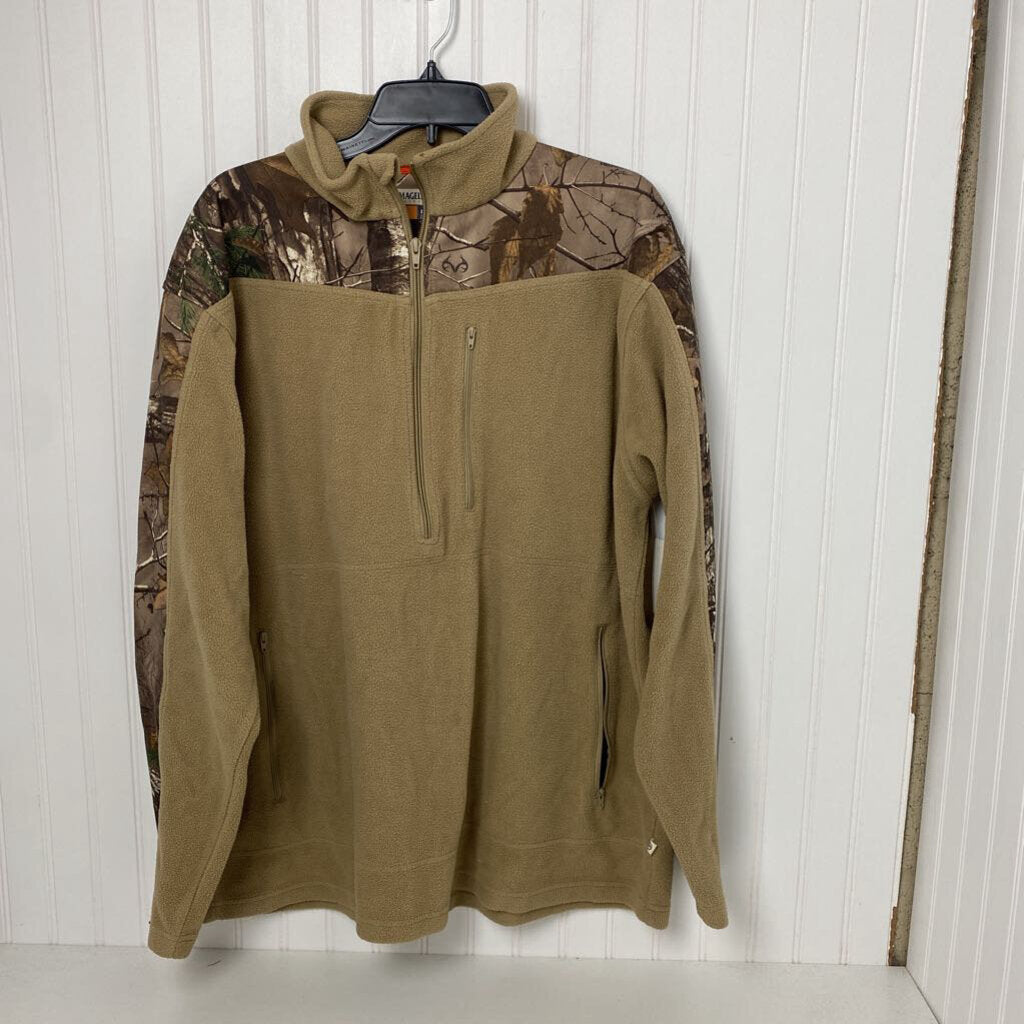CAMO FLEECE 1/4 ZIP